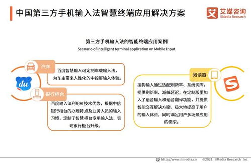 2021Q3中国第三方手机输入法行业B端解决方案研究