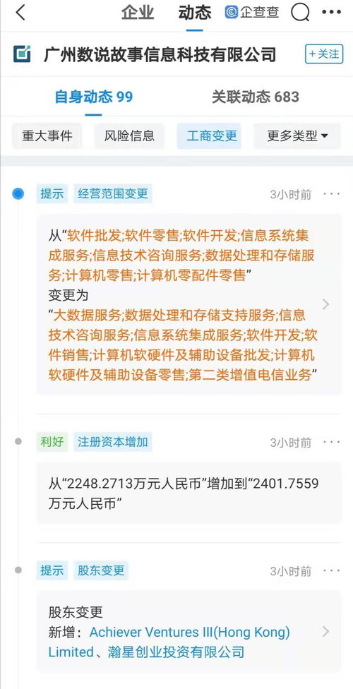 小米投资数说故事datastory,后者为互联网大数据应用与服务提供商